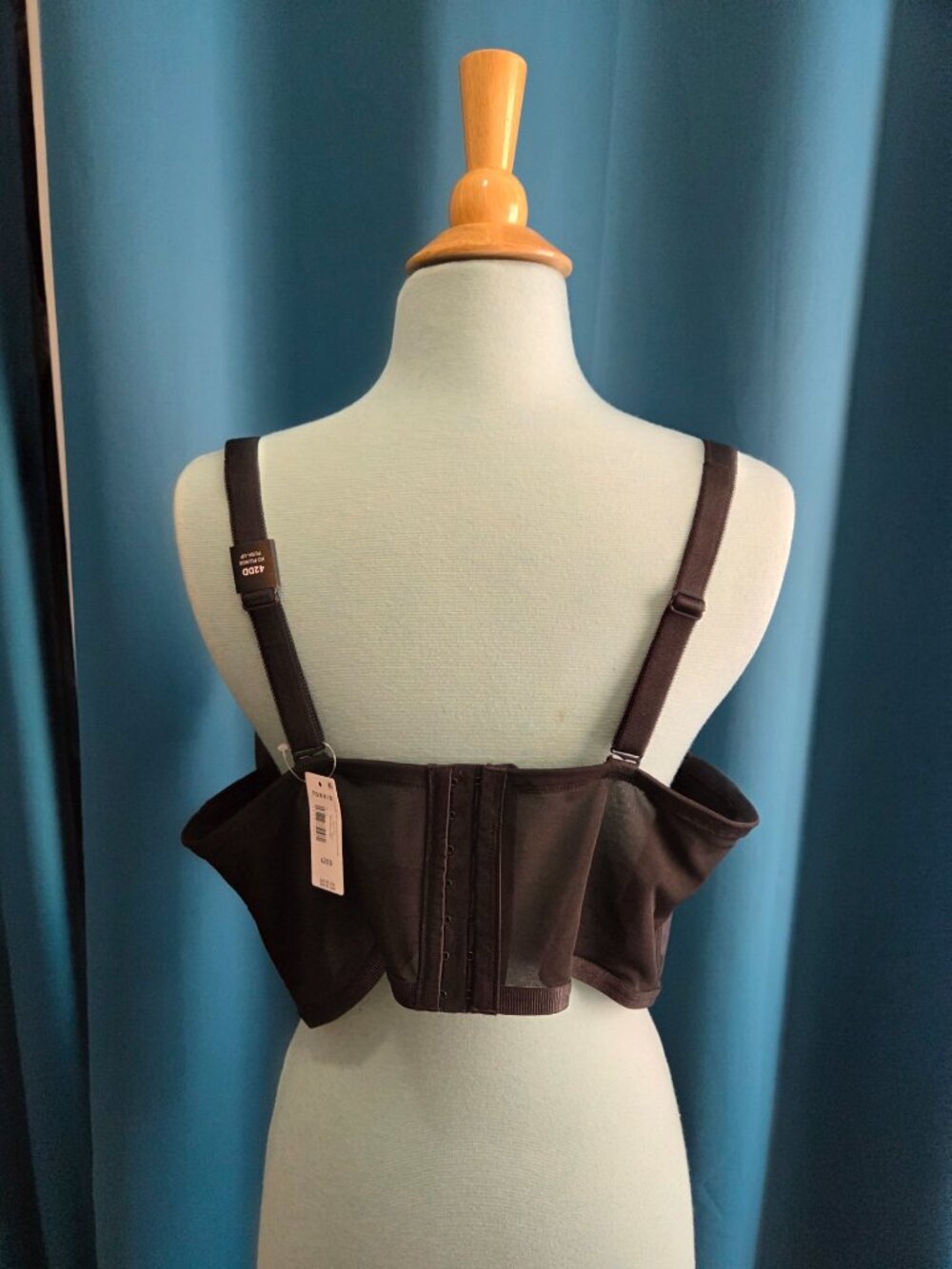 Torrid Curve NWT Satin Statement Bow-Front Bustier Top / Bra RARE 42DD - Picture 10 of 12